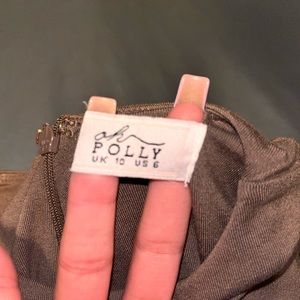 Brown jumpsuit size 6 US worn once brand Oh Polly